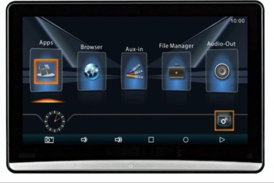 Навесной монитор 10,6" на подголовник ERGO ER1050AN (Android 10)