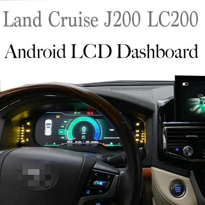 Электронная панель приборов Toyota Land Cruiser 200 2015-2021 - NH-LCD-T02 с LCD / ЖК 12.3" экраном QLED